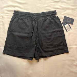 Black summer shorts